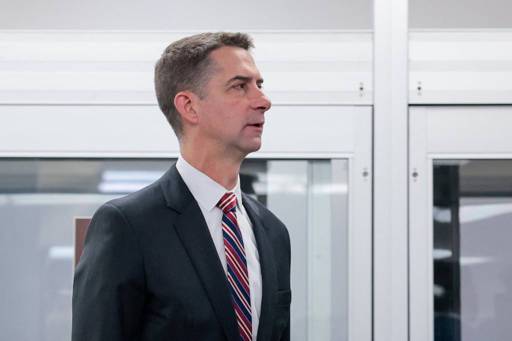 US Senator Tom Cotton. Photo: Reuters