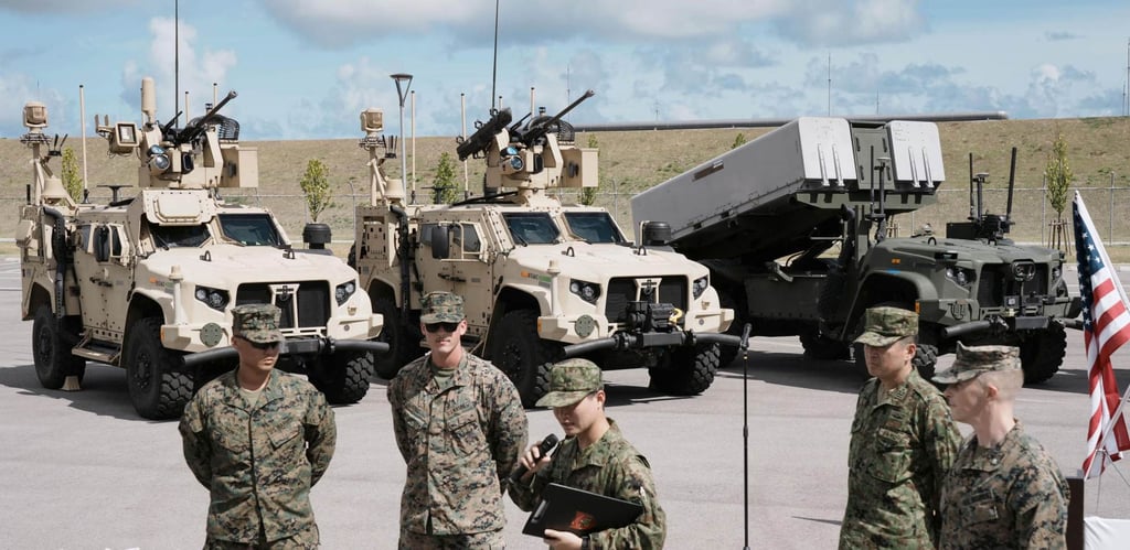 The Navy-Marine Expeditionary Ship Interdiction System or NMESIS will be deployed on Yonaguni Island in Japan’s Okinawa prefecture during biennial joint exercises this month. Photo: Kyodo The Navy-Marine Expeditionary Ship Interdiction System or NMESIS will be deployed on Yonaguni Island in Japan’s Okinawa prefecture during biennial joint exercises this month. Photo: Kyodo