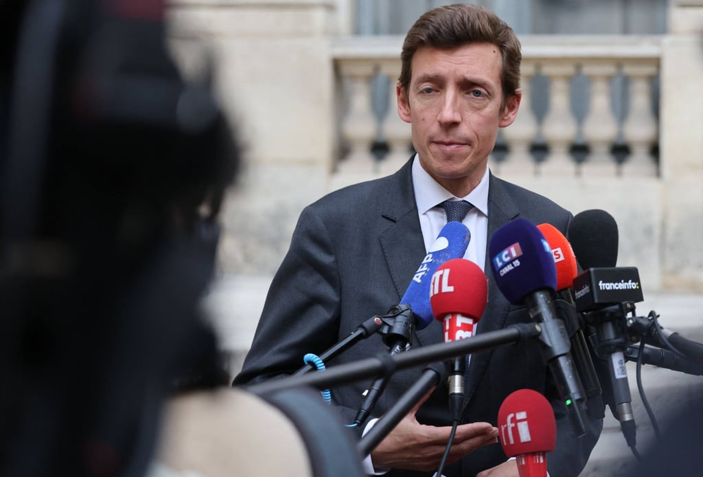 France’s Education Minister Edouard Geffray. Photo: AFP