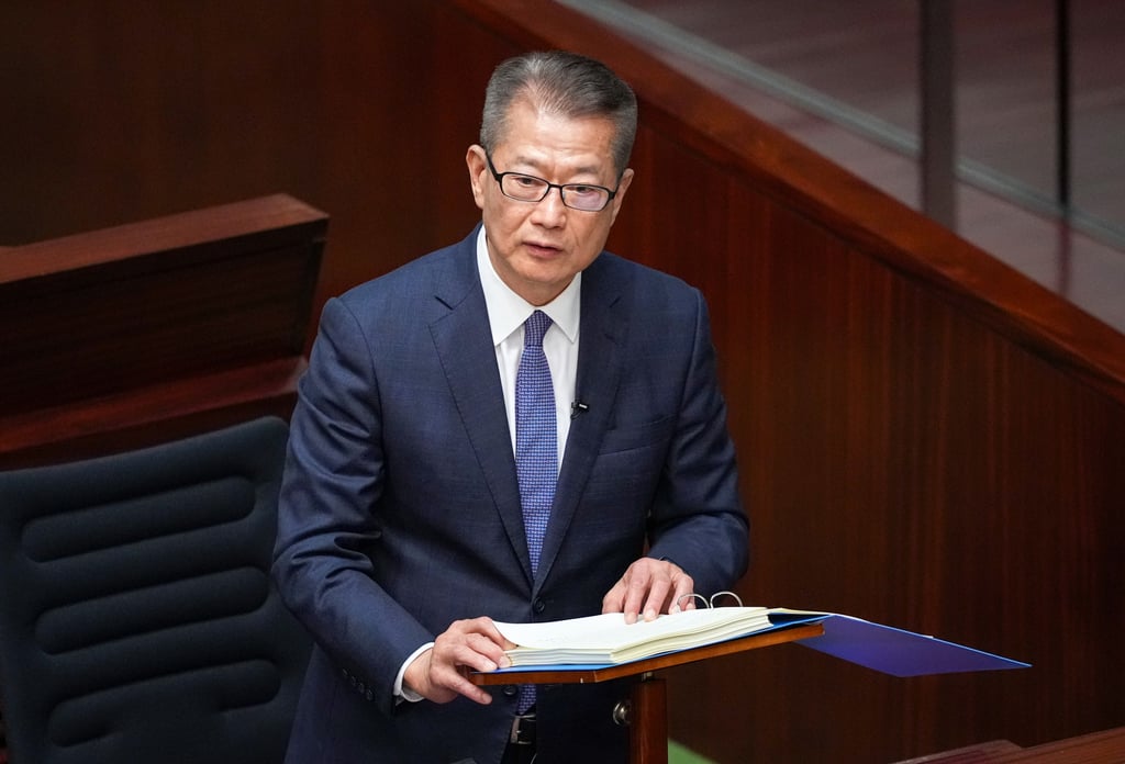 Chan remains confident Hong Kong’s economy will grow by 3.5 to 4.5 per cent this year, while pledging to monitor external risks. Photo: Sam Tsang Chan remains confident Hong Kong’s economy will grow by 3.5 to 4.5 per cent this year, while pledging to monitor external risks. Photo: Sam Tsang