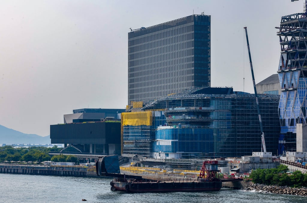 The WestK Performing Arts Centre is under construction in West Kowloon. Photo: Edmond So