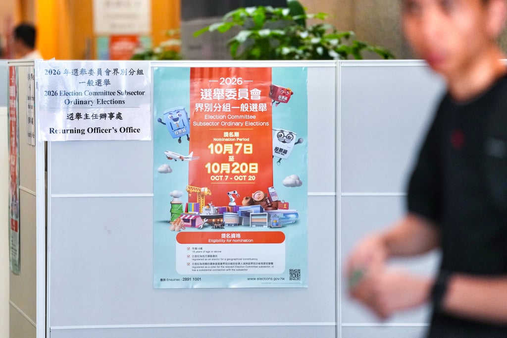 Attention will focus on how many subsectors face contested elections, after seats in 23 were filled uncontested in Hong Kong’s 2021 polls. Photo: Karma Lo Attention will focus on how many subsectors face contested elections, after seats in 23 were filled uncontested in Hong Kong’s 2021 polls. Photo: Karma Lo