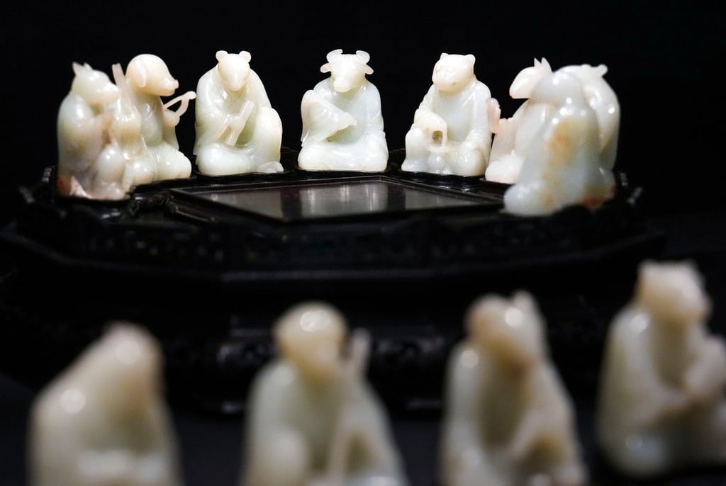 The “Myriad Cycles” box with 12 zodiac animals at the “Design for the Forbidden City: Imperial Workshops of the Qing Court” exhibition at Hong Kong Palace Museum. Photo: Kit Lai The “Myriad Cycles” box with 12 zodiac animals at the “Design for the Forbidden City: Imperial Workshops of the Qing Court” exhibition at Hong Kong Palace Museum. Photo: Kit Lai