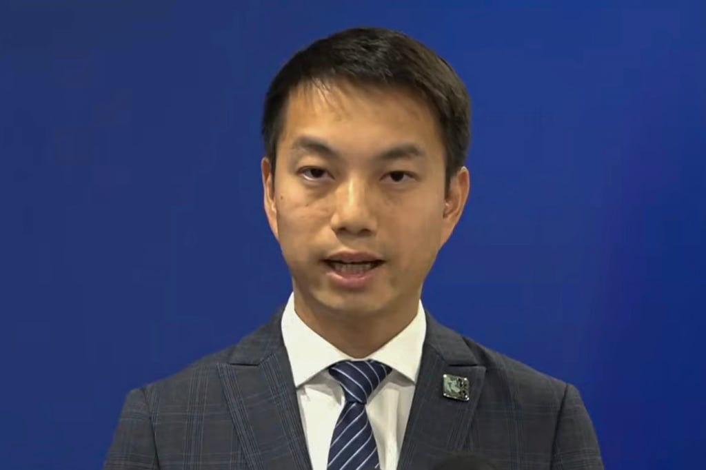 Chief Inspector Tang Tsz-hin has said that the mastermind is the victim’s travelling companion. Photo: YouTube/HK Police Force