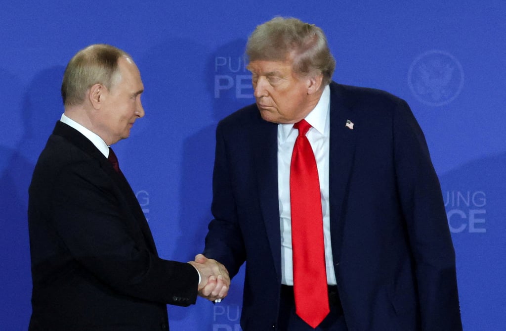 Russian President Vladimir Putin and his US counterpart Donald Trump are set to speak about the plague laboratory issue, according to the American leader. Photo: Reuters Russian President Vladimir Putin and his US counterpart Donald Trump are set to speak about the plague laboratory issue, according to the American leader. Photo: Reuters