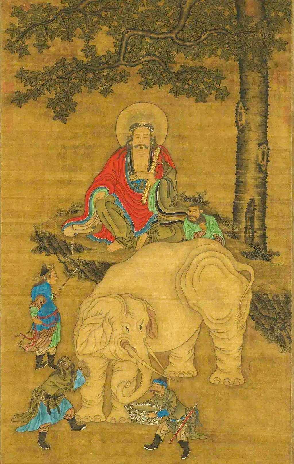 As depicted in the painting above, elephants have long been revered as sacred symbols of power, wisdom, and cosmic balance in ancient China. Photo: Sohu