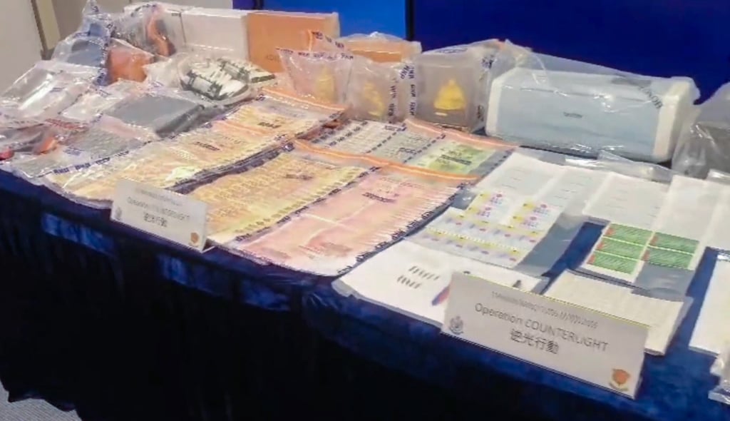 Police said most of the syndicate’s core members were Vietnamese nationals holding recognisance forms. Photo: Hong Kong Police Police said most of the syndicate’s core members were Vietnamese nationals holding recognisance forms. Photo: Hong Kong Police