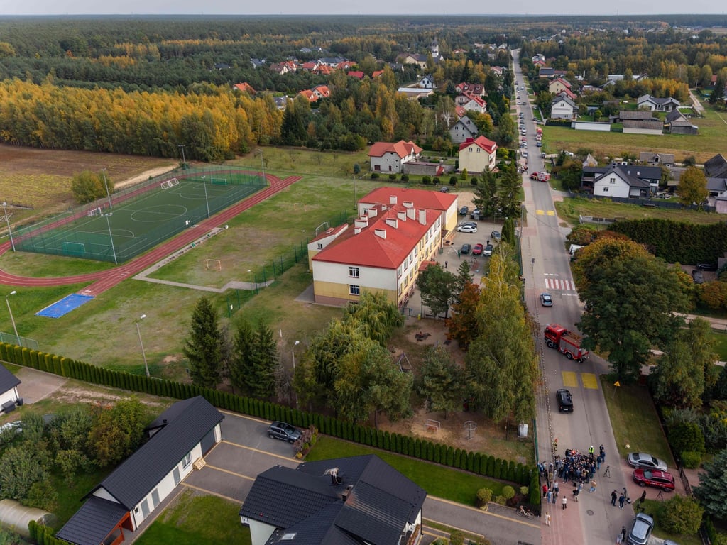 The school building where a 15-year-old fatally stabbed the caretaker at the John-Paul II primary school in Leszczydol-Nowiny, Poland, on Thursday. Photo: AFP The school building where a 15-year-old fatally stabbed the caretaker at the John-Paul II primary school in Leszczydol-Nowiny, Poland, on Thursday. Photo: AFP
