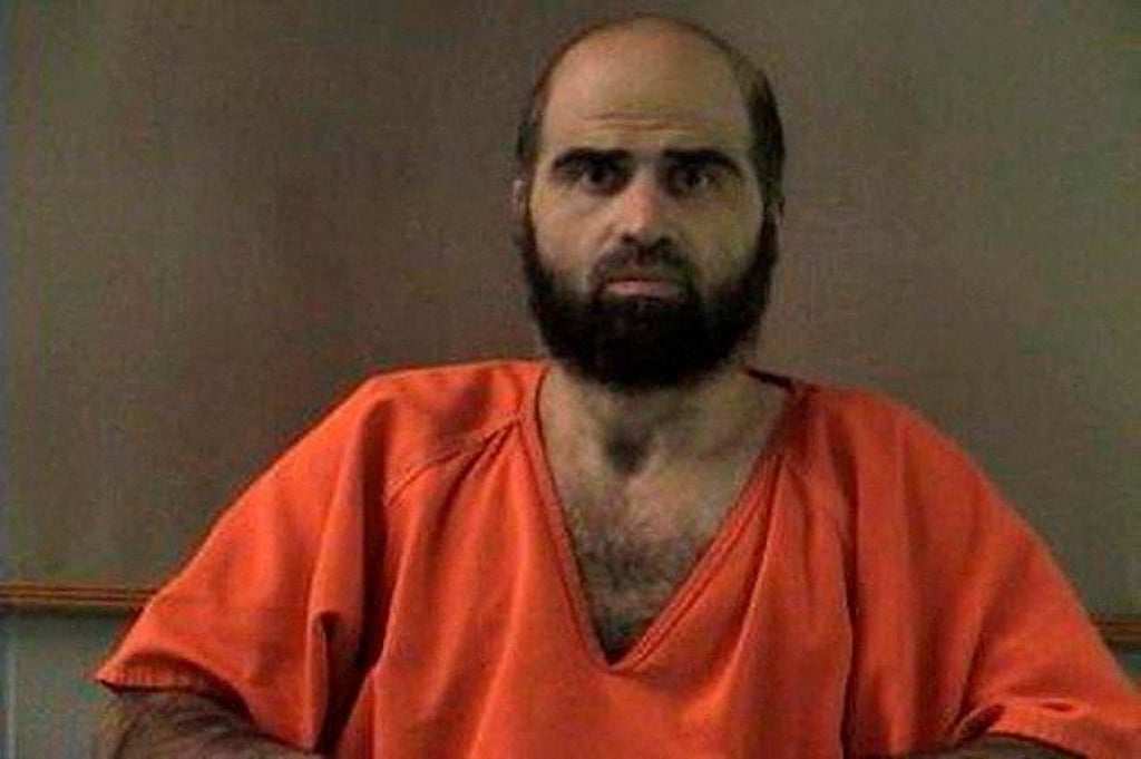 Nidal Hasan, who was charged in the November 2009 shooting at Fort Hood, Texas, that left 13 people dead and 31 wounded, is shown in an undated photo. Photo: Bell County Sheriff’s Office/Reuters