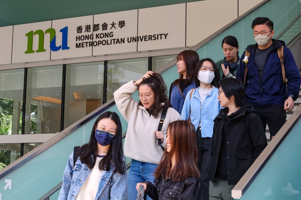 The median admission score for the physiotherapy course at Hong Kong Metropolitan University also fell. Photo: Edmond So