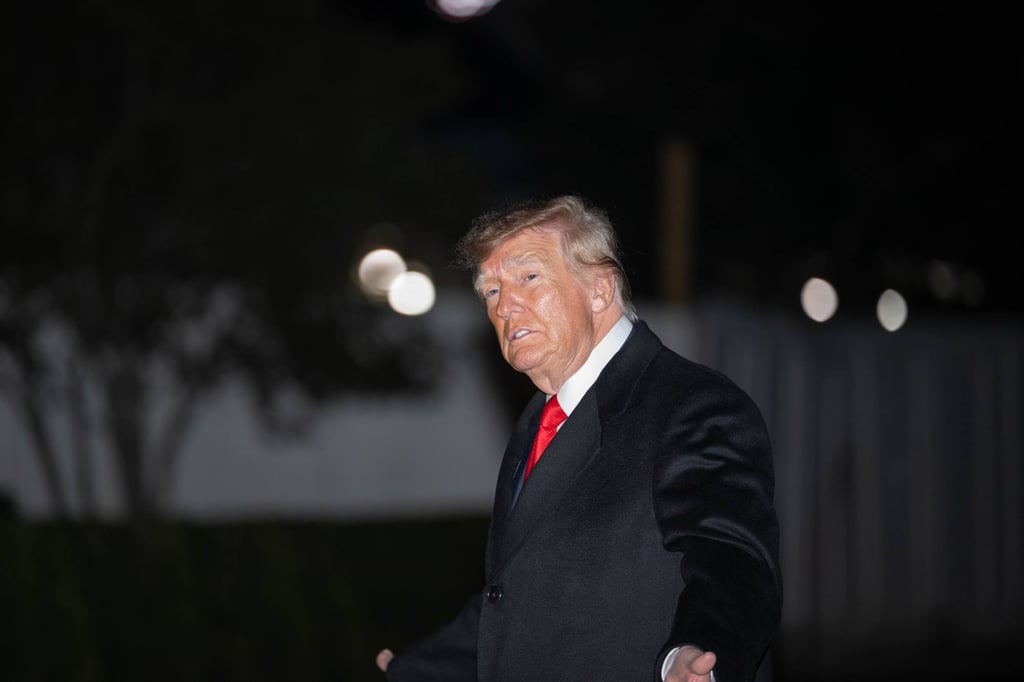 US President Donald Trump outside the White House in Washington on Sunday. Photo: Photo: Zuma Press Wire / dpa US President Donald Trump outside the White House in Washington on Sunday. Photo: Photo: Zuma Press Wire / dpa