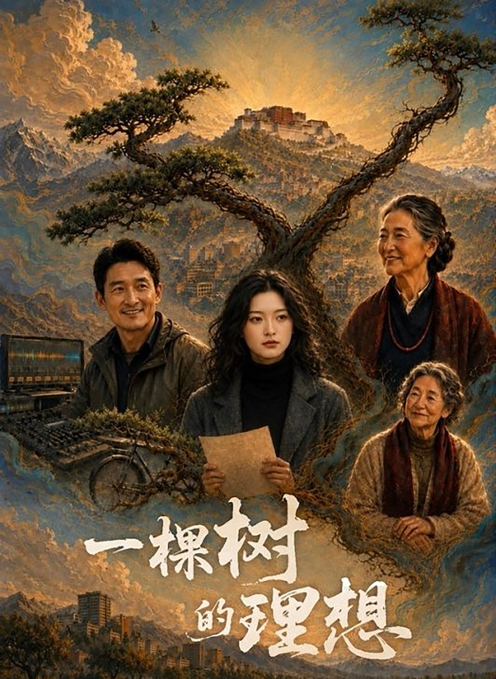 “The Ideal of a Tree” is an AI microdrama set in the Tibet autonomous region. Photo: Tibet.cn