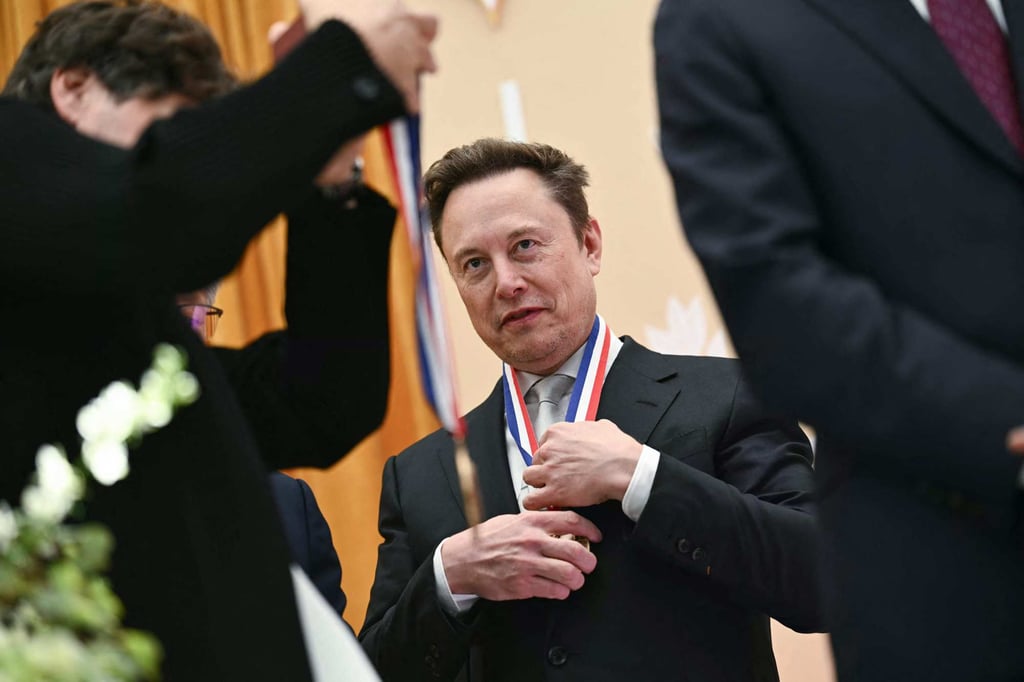 Tesla and SpaceX chief Elon Musk is among the four recipients of the National Medal of Science. Photo: AFP Tesla and SpaceX chief Elon Musk is among the four recipients of the National Medal of Science. Photo: AFP