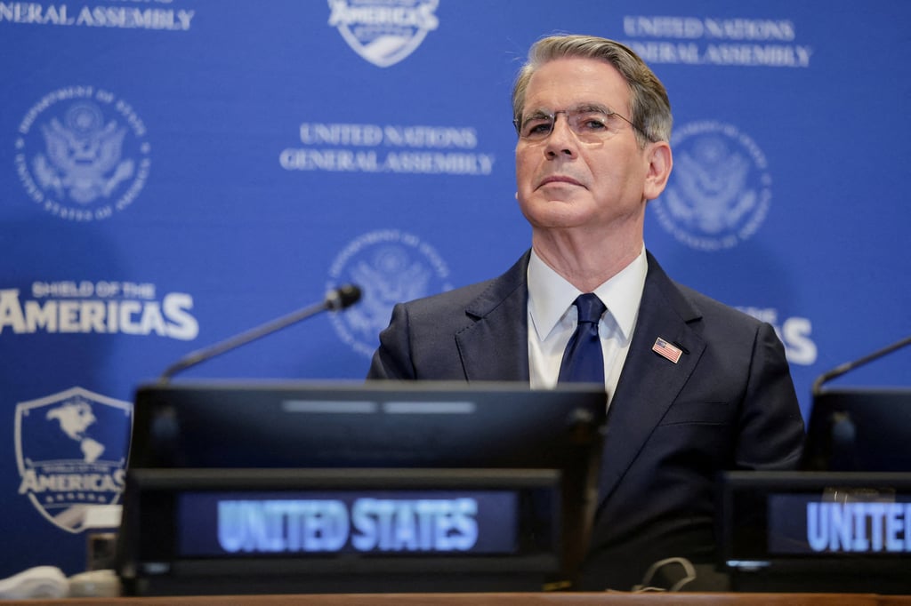US Treasury Secretary Scott Bessent attends an event in New York in September. Photo: Reuters US Treasury Secretary Scott Bessent attends an event in New York in September. Photo: Reuters