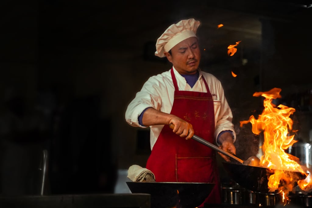 Shen Teng, above, stars as Xu Fu, a debt-ridden chef from northeast China who moves to the fictional Middle Eastern city of Bahata to work at the struggling Chinese Dragon Restaurant to support his family. Photo: Handout