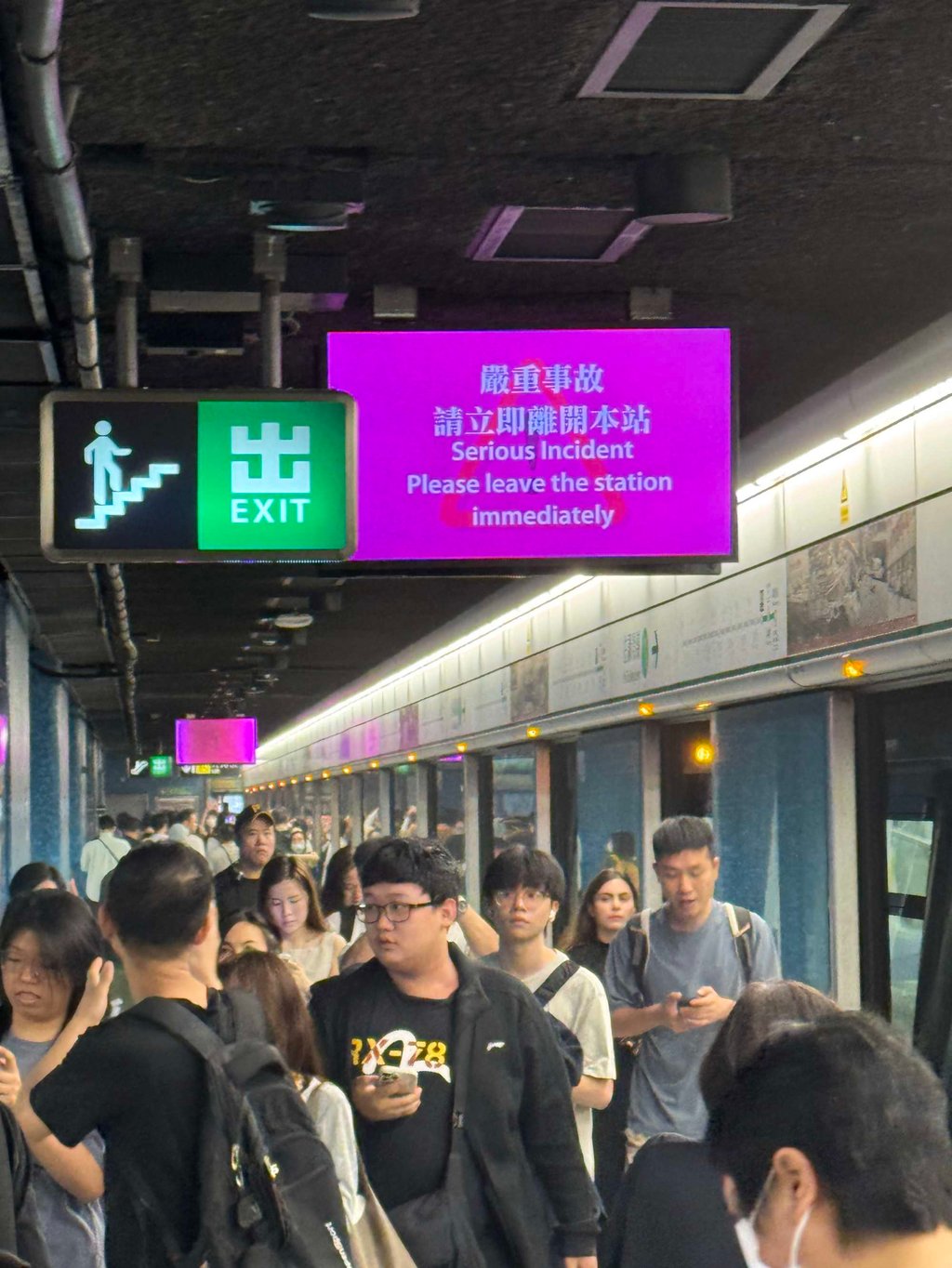 The MTR has been urged to improve communication with passengers. Photo: Threads/ tong.w1227