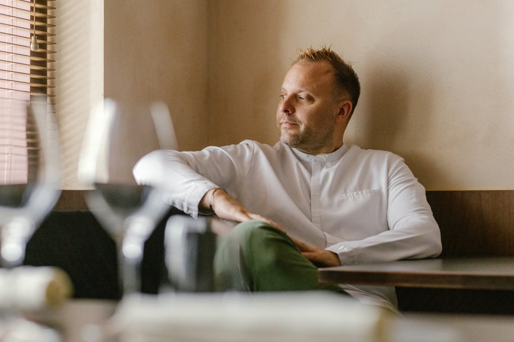 Chef David Toutain of Feuille in Hong Kong. Photo: Handout Chef David Toutain of Feuille in Hong Kong. Photo: Handout