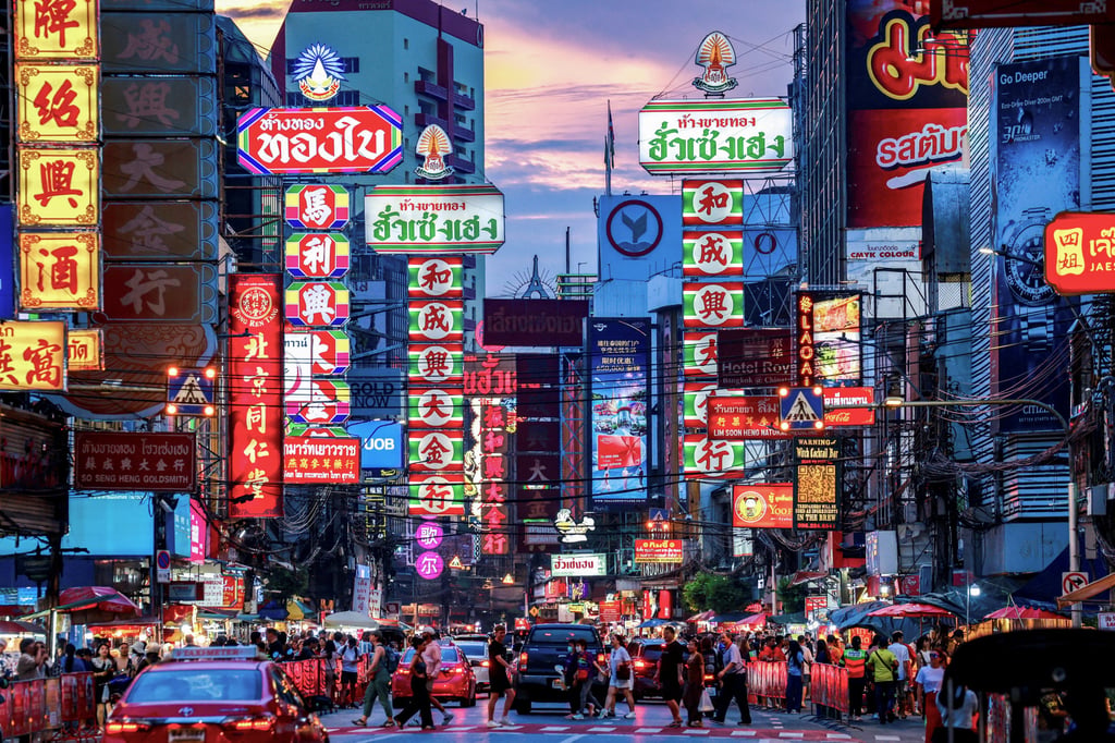 Tourists are seen in Bangkok’s Chinatown. The president of the Thai-Chinese Chamber of Commerce has previously raised concerns about rising Chinese imports. Photo: Reuters