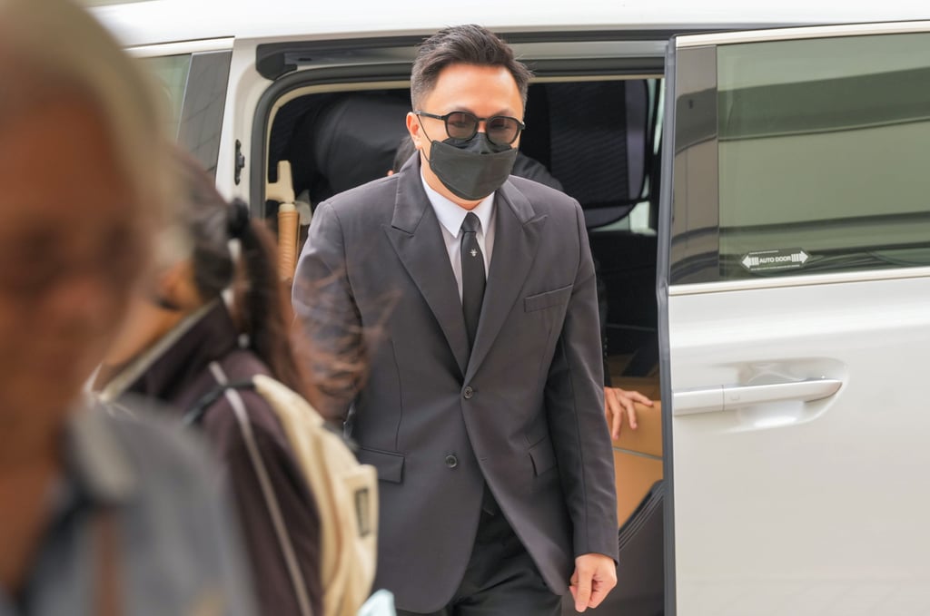 Chris Tam says his father spent about HK$6 million to help him settle a HK$5 million gambling debt he incurred in Macau with Choi and Anthony Kwong in August 2021. Photo: Dickson Lee
