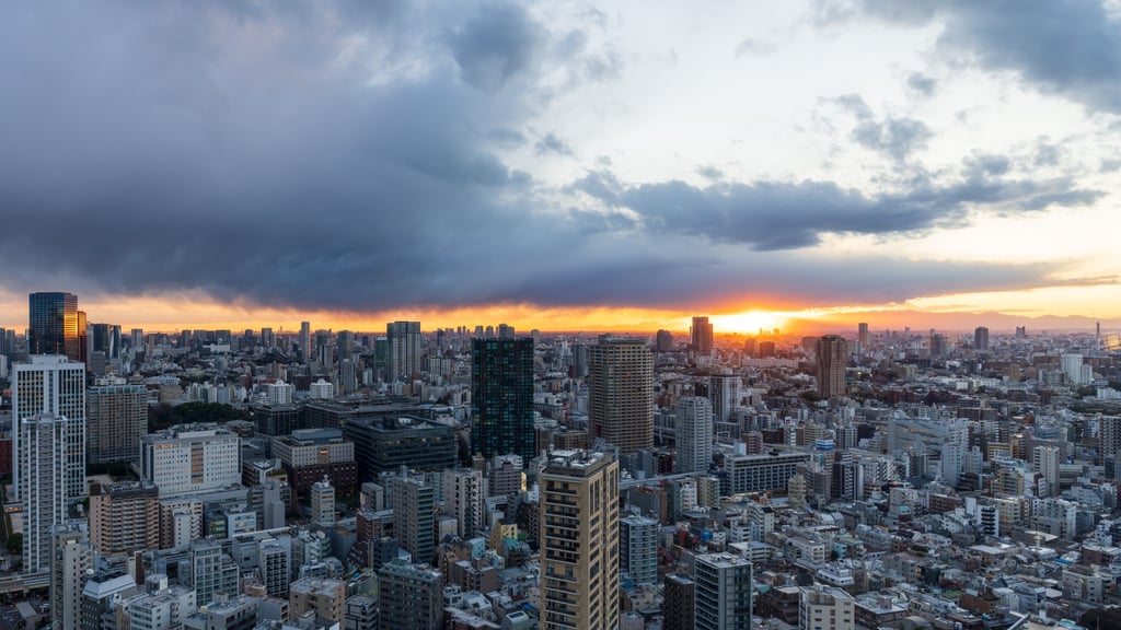 The Tokyo skyline. Photo: Shutterstock The Tokyo skyline. Photo: Shutterstock
