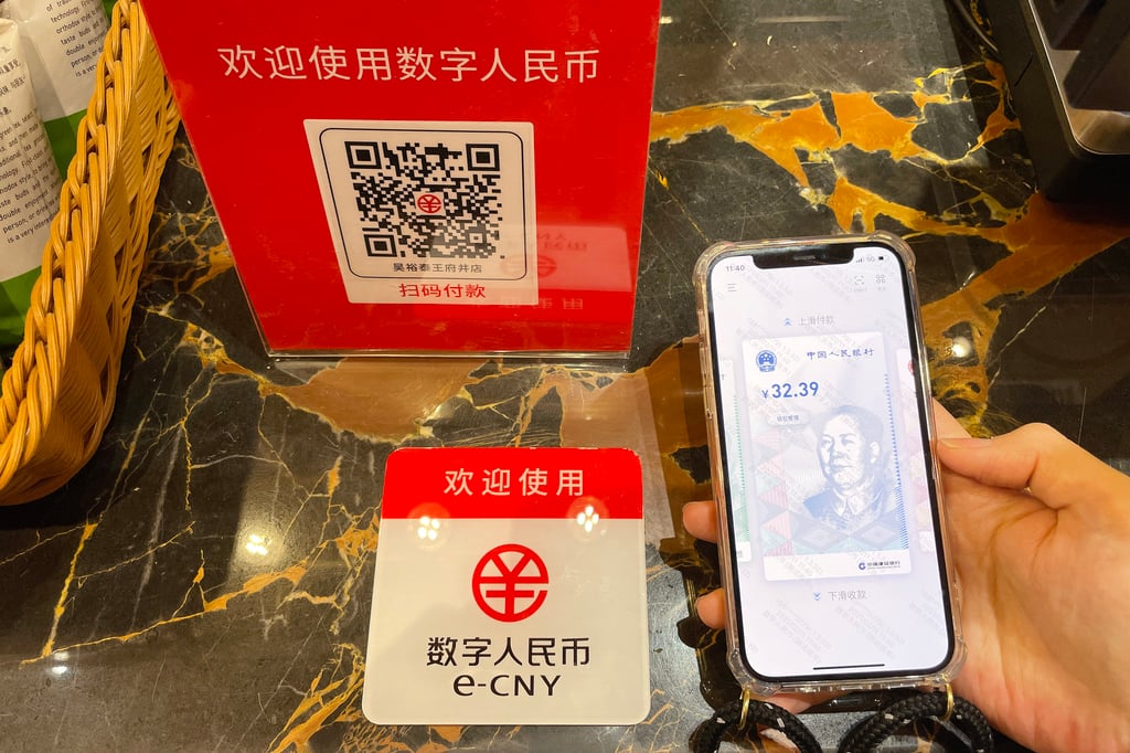 The digital yuan, also known as e-CNY, is China’s central bank-backed digital currency. Photo: VCG via Getty Images The digital yuan, also known as e-CNY, is China’s central bank-backed digital currency. Photo: VCG via Getty Images