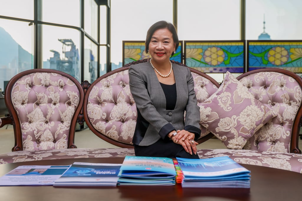 Priscilla Leung says universities with vision will invest in the new education towns in the Northern Metropolis by collaborating with other institutions, as it would help them open up the enormous market of mainland China. Photo: Silvia Siu Priscilla Leung says universities with vision will invest in the new education towns in the Northern Metropolis by collaborating with other institutions, as it would help them open up the enormous market of mainland China. Photo: Silvia Siu