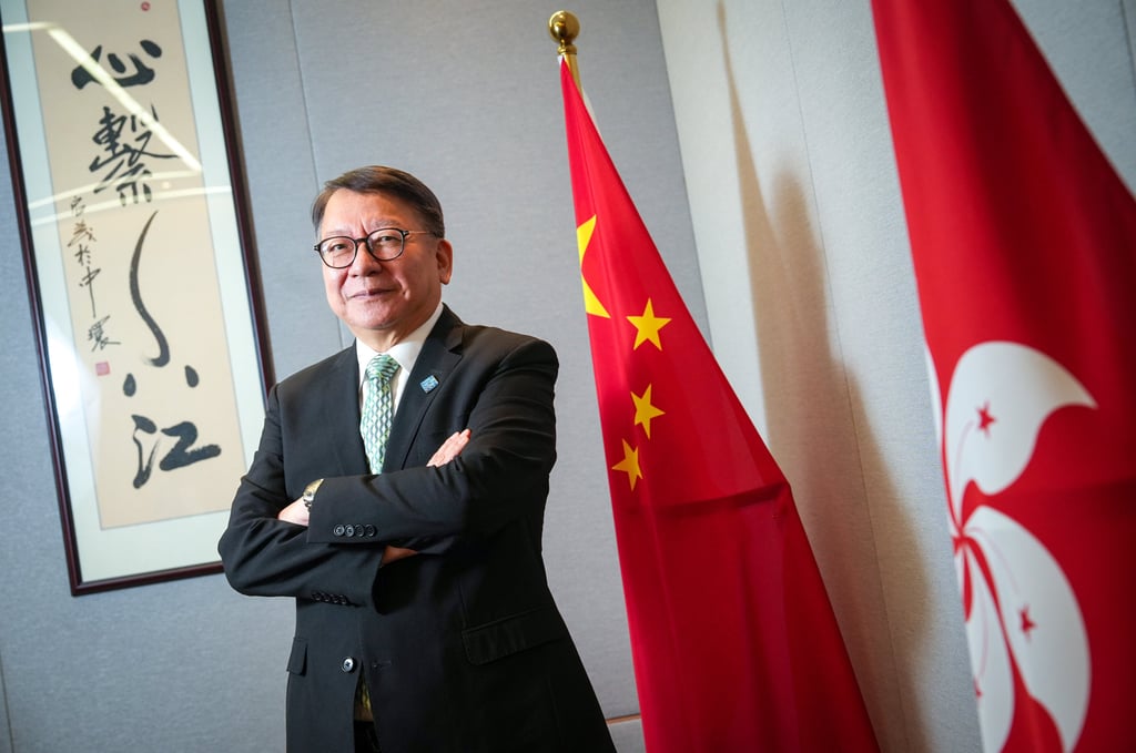 Chief Secretary Eric Chan clarifies that Hong Kong’s proposed AI city brain system will not be used for surveillance. Photo: Sun Yeung Chief Secretary Eric Chan clarifies that Hong Kong’s proposed AI city brain system will not be used for surveillance. Photo: Sun Yeung