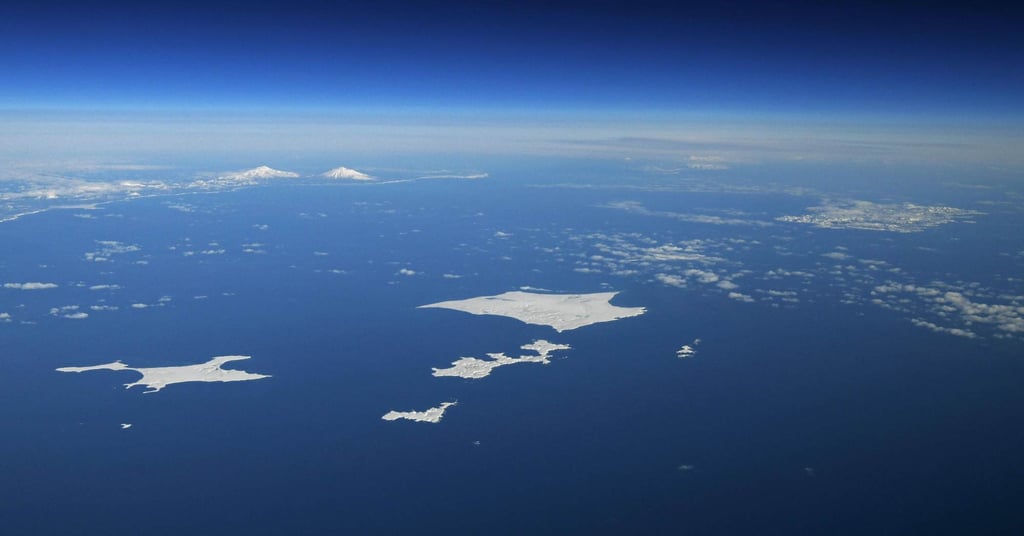 Russian-held, Japanese-claimed islands off Hokkaido, known as the Northern Territories in Japan and the Southern Kurils in Russia. Photo: Kyodo Russian-held, Japanese-claimed islands off Hokkaido, known as the Northern Territories in Japan and the Southern Kurils in Russia. Photo: Kyodo