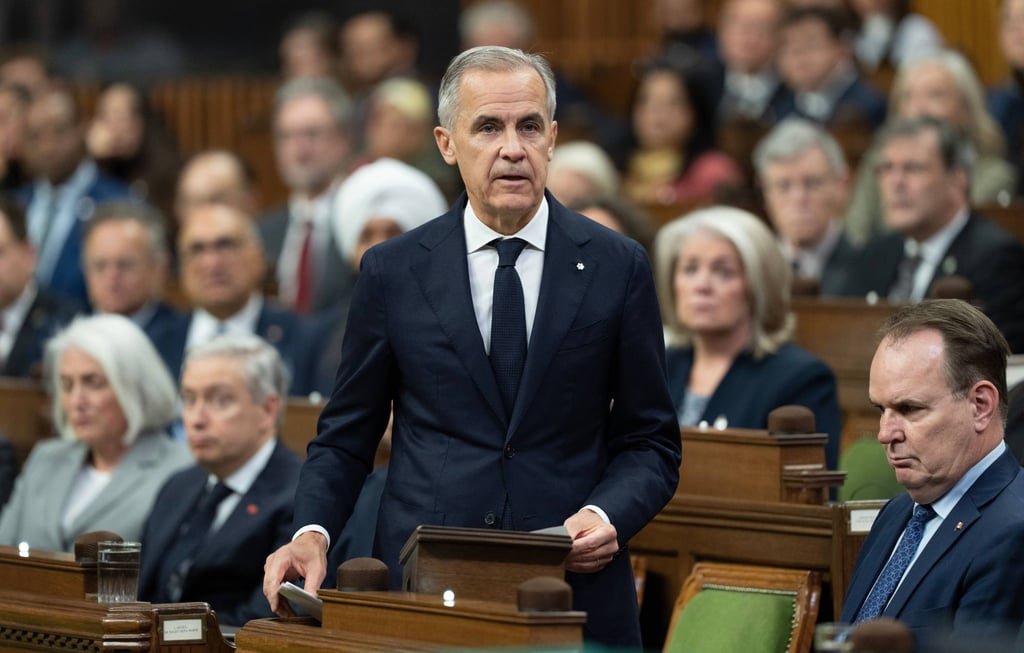 Canadian Prime Minister Mark Carney at the House of Commons in Ottawa on Monday. Photo: The Canadian Press via AP Canadian Prime Minister Mark Carney at the House of Commons in Ottawa on Monday. Photo: The Canadian Press via AP