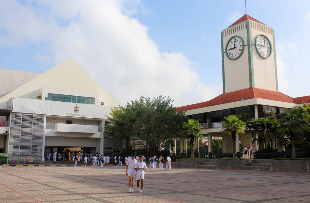Raffles Institution, one of Singapore’s top schools. Photo: Facebook