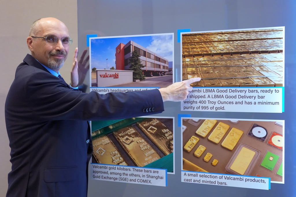 Simone Knobloch is CEO of gold refiner Valcambi Photo: Dickson Lee Simone Knobloch is CEO of gold refiner Valcambi Photo: Dickson Lee