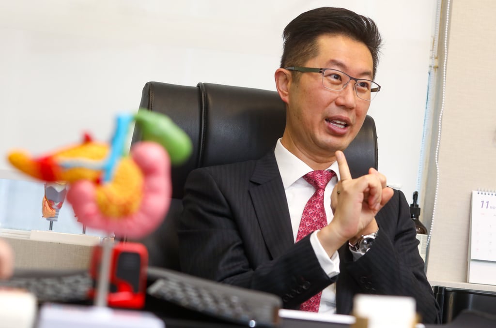 Dr Peter Pang warns that products containing human tissue could carry unknown pathogens. Photo: Sun Yeung
