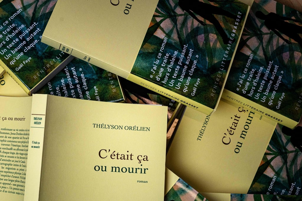 Copies of the book ‘C’etait ca ou mourir’ (It Was That or Die). Photo: AFP