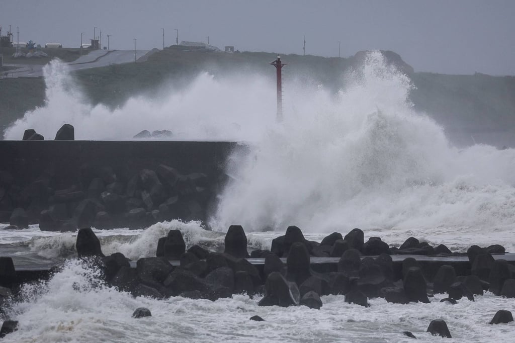 The storm is forecast to bring torrential rain and fierce gusts to Taiwan. Photo: I-Hwa Cheng/AFP