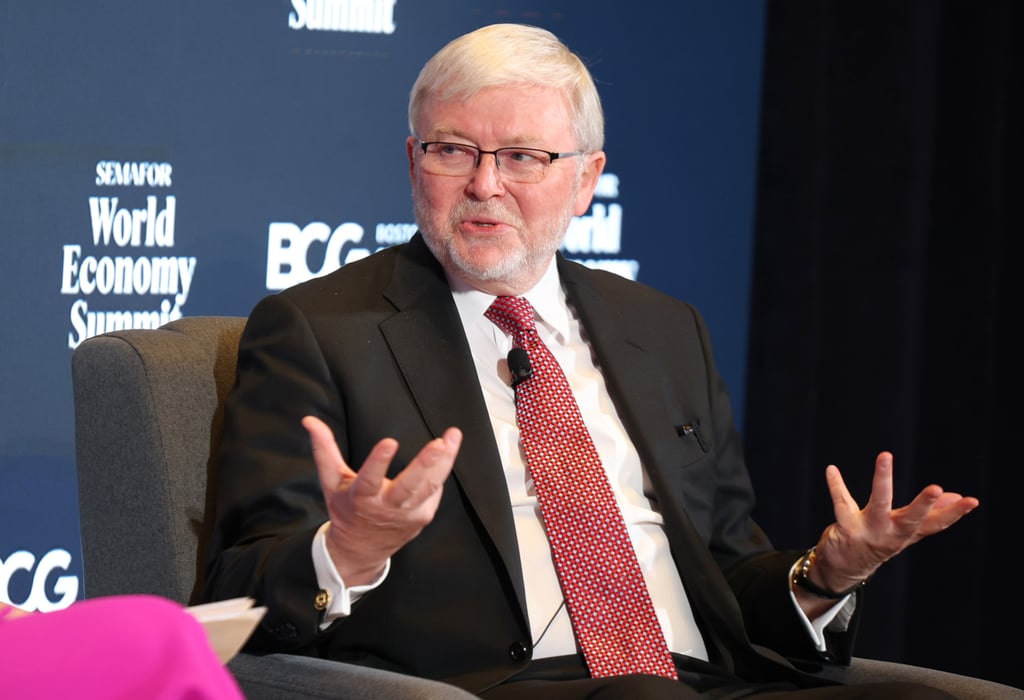 Asia Society President Kevin Rudd says Blaine Mansion is the “ideal location” for the Asia Society in Washington. Photo: Getty Images for Semafor/TNS