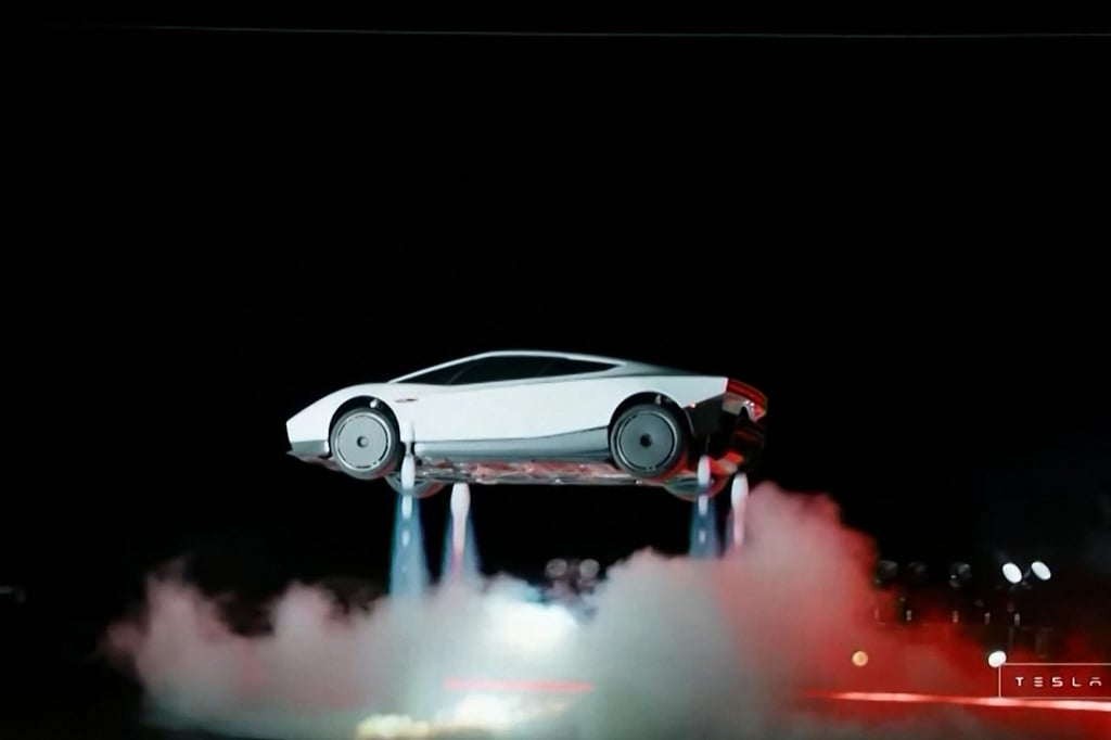 Tesla unveiled its next-generation Roadster electric car in McGregor, Texas, United States, on October 15. Photo: AFP