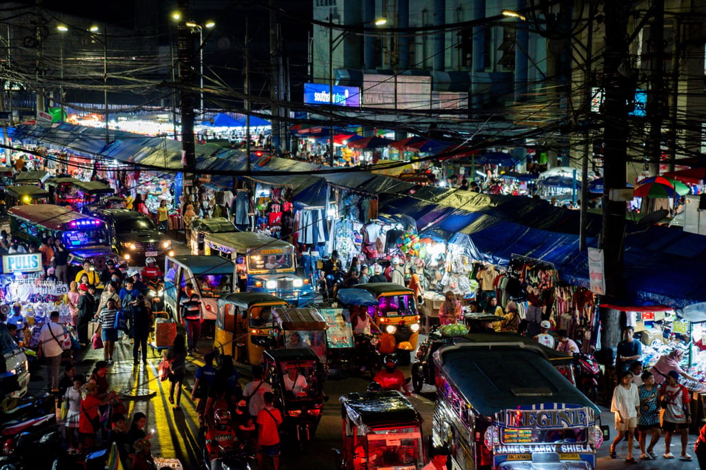 Rush hour traffic in Manila as people shop ahead of Christmas in 2024. Photo: Reuters