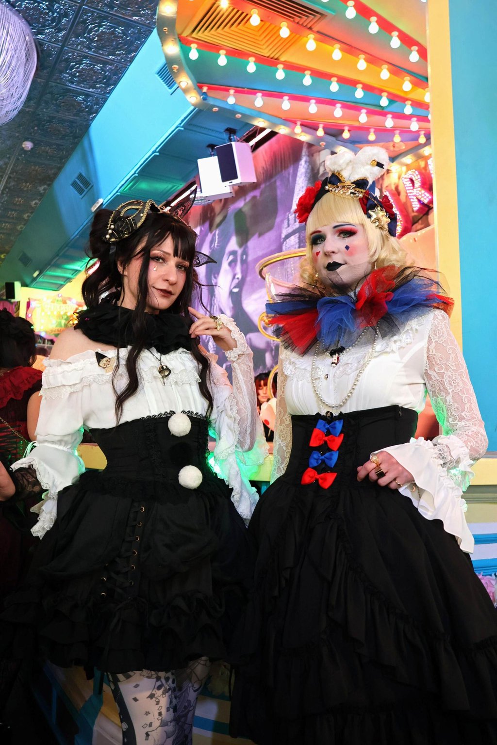 Connie (left) attends a gathering of Gothic Lolita fashion enthusiasts in Berlin in August. Photo: Kyodo Connie (left) attends a gathering of Gothic Lolita fashion enthusiasts in Berlin in August. Photo: Kyodo