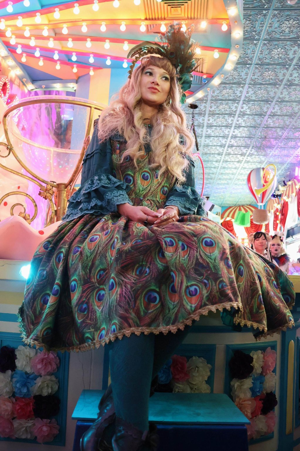 A woman attending a gathering of Gothic Lolita fashion enthusiasts in Berlin in August. Photo: Kyodo A woman attending a gathering of Gothic Lolita fashion enthusiasts in Berlin in August. Photo: Kyodo