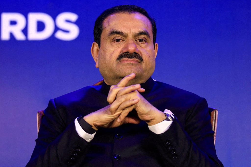 Indian billionaire Gautam Adani attends a jewellery event in Jaipur in 2024. Photo: Reuters Indian billionaire Gautam Adani attends a jewellery event in Jaipur in 2024. Photo: Reuters