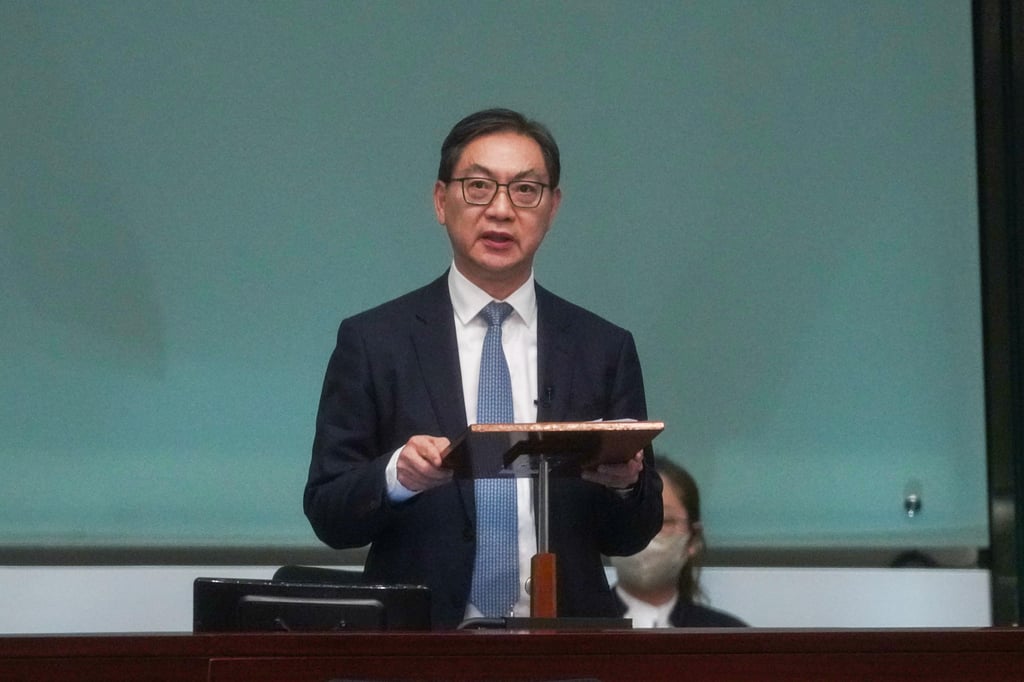 Lawmaker Augustine Wong asked whether the government had fulfilled the condition set by the environmental authorities to press ahead with the technopole. Photo: Karma Lo Lawmaker Augustine Wong asked whether the government had fulfilled the condition set by the environmental authorities to press ahead with the technopole. Photo: Karma Lo