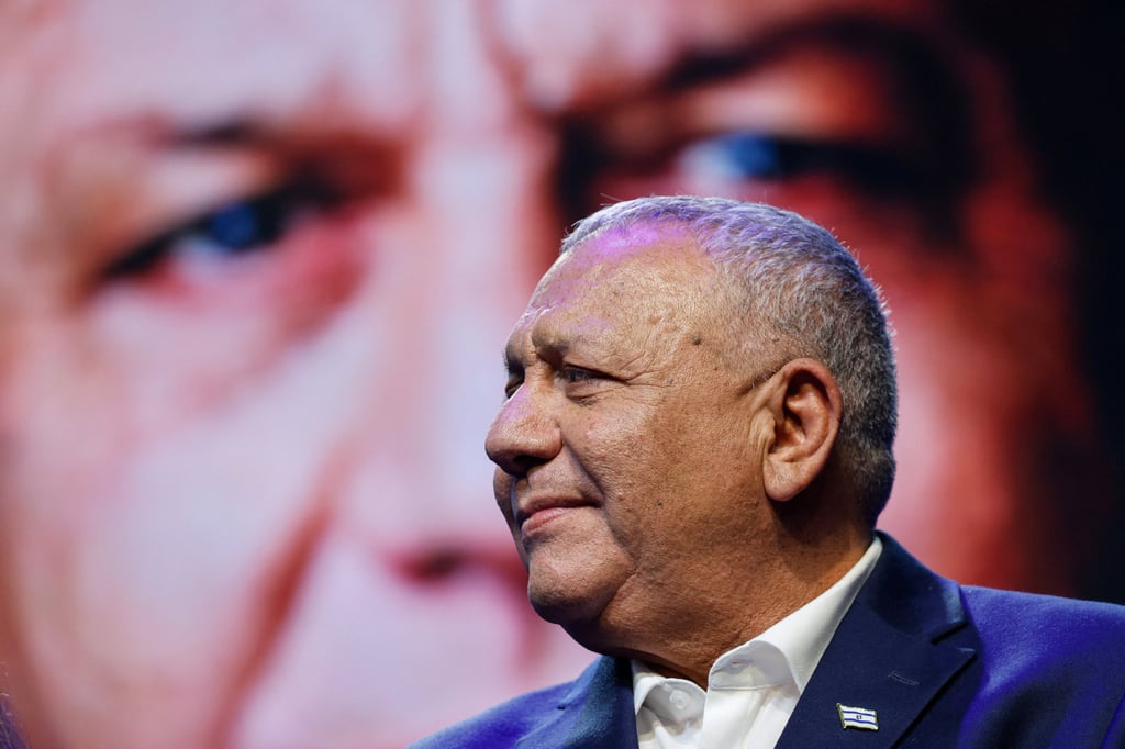 Israeli opposition leader and former military chief Gadi Eisenkot at an event near Hod Hasharon, Israel on June 30. Photo: Reuters