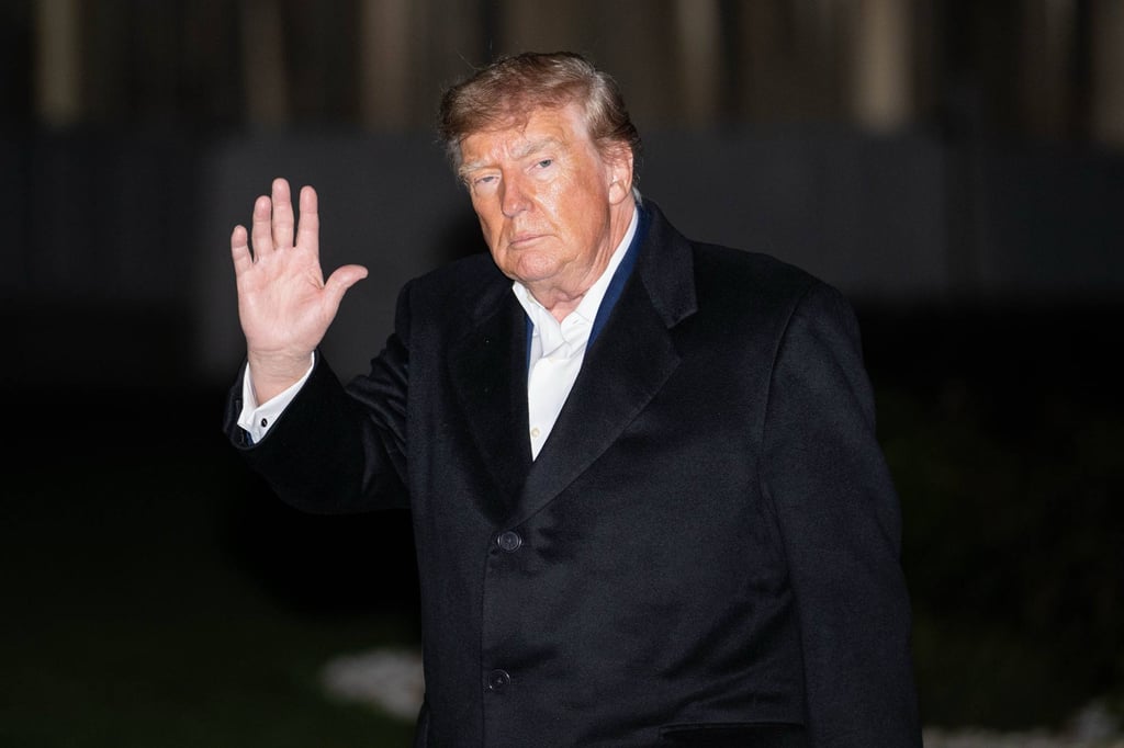 US President Donald Trump returns to the White House following a campaign rally in Port Huron, Michigan on Sunday. Photo: Zuma Press Wire / dpa US President Donald Trump returns to the White House following a campaign rally in Port Huron, Michigan on Sunday. Photo: Zuma Press Wire / dpa