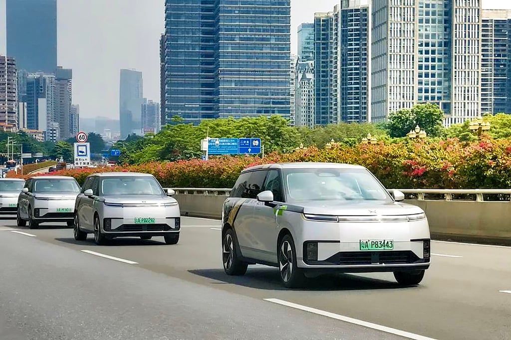 Xpeng was in discussions with European ride-hailing platforms about robotaxi services, chairman and CEO He Xiaopeng said earlier this month. Photo: Handout Xpeng was in discussions with European ride-hailing platforms about robotaxi services, chairman and CEO He Xiaopeng said earlier this month. Photo: Handout
