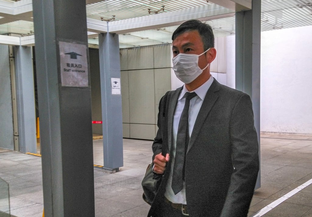 Detective Constable Chan Wai-hung leaves the High Court after testifying. Photo: Brian Wong Detective Constable Chan Wai-hung leaves the High Court after testifying. Photo: Brian Wong
