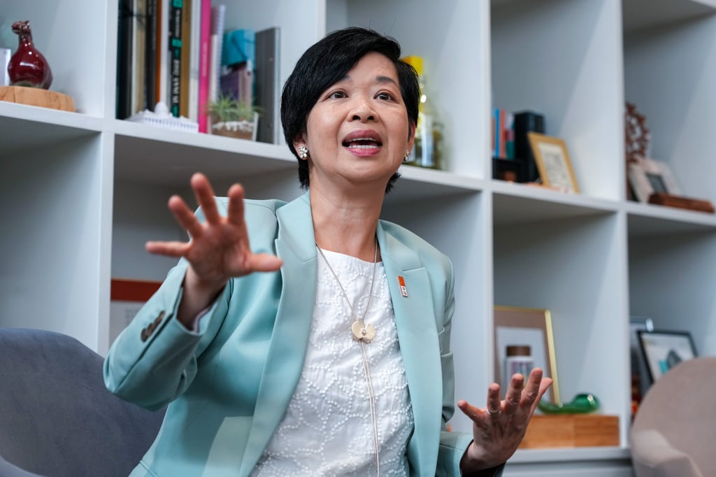 Winnie Ho should bear political responsibility for the fire, John Lee said. Photo: Dickson Lee Winnie Ho should bear political responsibility for the fire, John Lee said. Photo: Dickson Lee