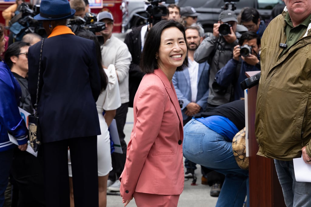 San Francisco Supervisor Connie Chan at a rally in May. Photo: Getty Images/TNS San Francisco Supervisor Connie Chan at a rally in May. Photo: Getty Images/TNS