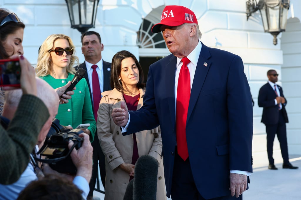 US President Donald Trump speaks to the media at the White House in early October. Declining rights in Africa are being blamed partly on the decline of liberal democracy, including in the US. Photo: via TNS US President Donald Trump speaks to the media at the White House in early October. Declining rights in Africa are being blamed partly on the decline of liberal democracy, including in the US. Photo: via TNS