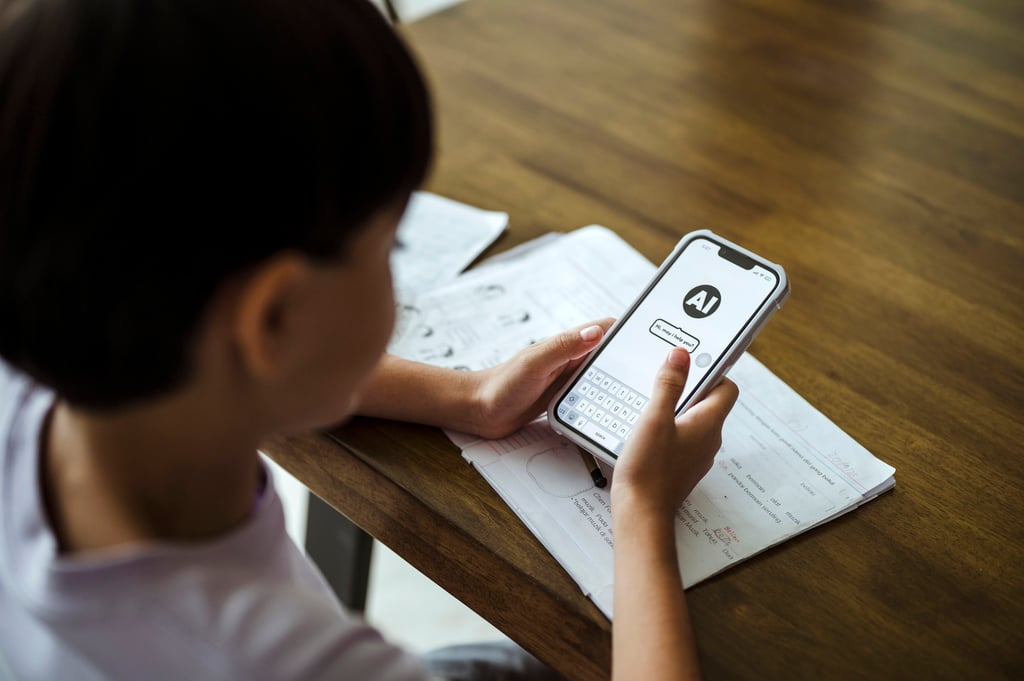 Hong Kong schools are using AI to bring lessons to life, from digital pets that teach budgeting to robots that serve as learning companions. Photo: Getty Images