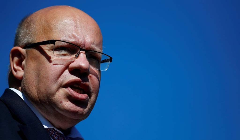 German Minister for Economic Affairs and Energy Peter Altmaier confirmed he had received the letter. Photo: Reuters